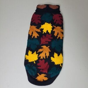 Autumn Leaf Turtleneck Dog Sweater